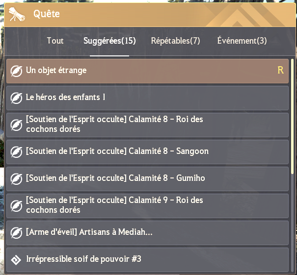 Quêtes de l'Esprit occulte